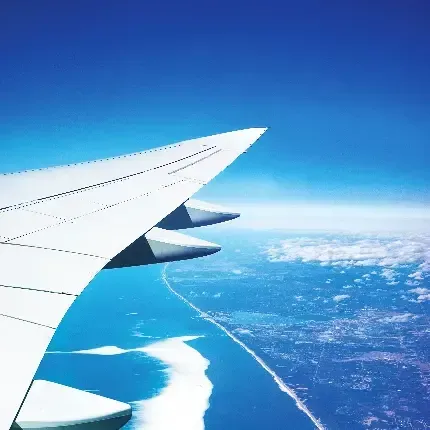  عکس از بال هواپیما برای پس زمینه کامپیوتر