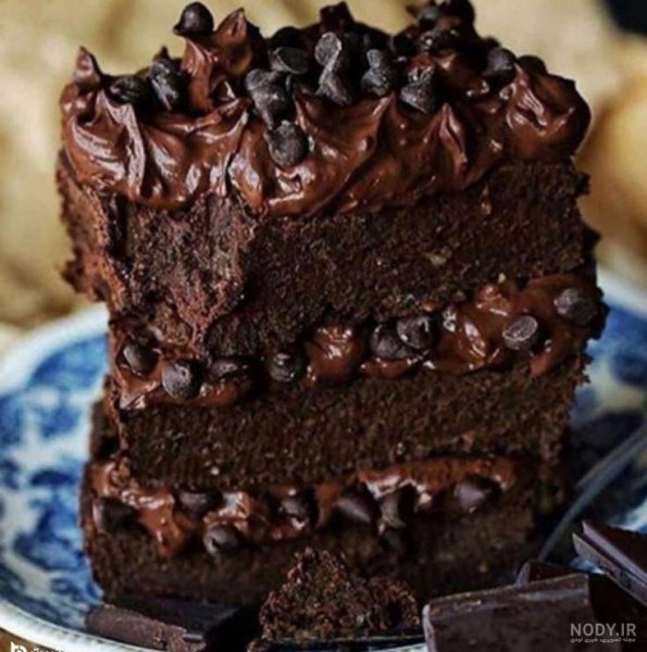  عکس کیک خیس کاکائویی خوشمزه