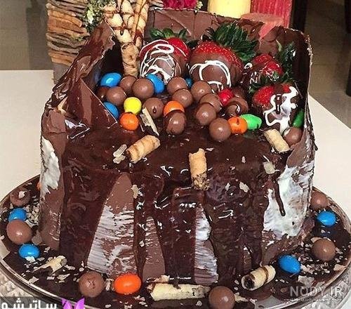  عکس کیک خیس کاکائویی خوشمزه