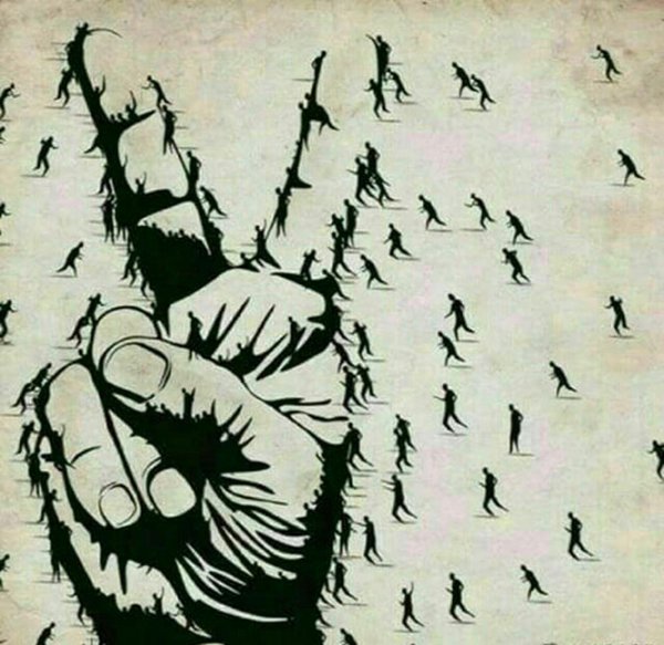 عکس نوشته انسانیت و مردانگی