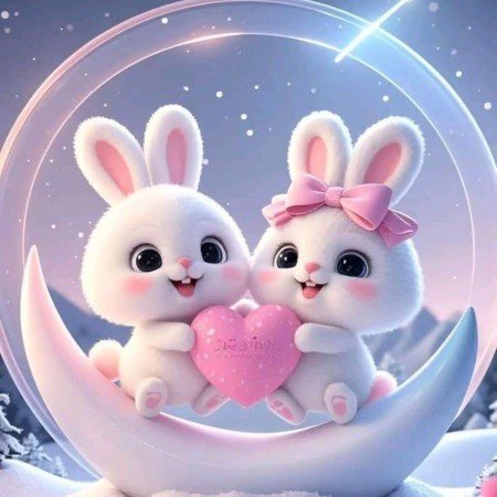 عکس پروفایل خرگوش های بامزه و کیوت