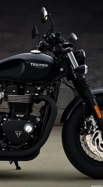 عکس موتور سیکلت سنگین مشکی برای گوشی