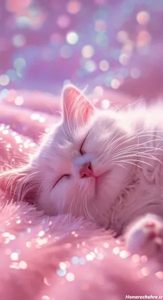  پس زمینه گربه کیوت