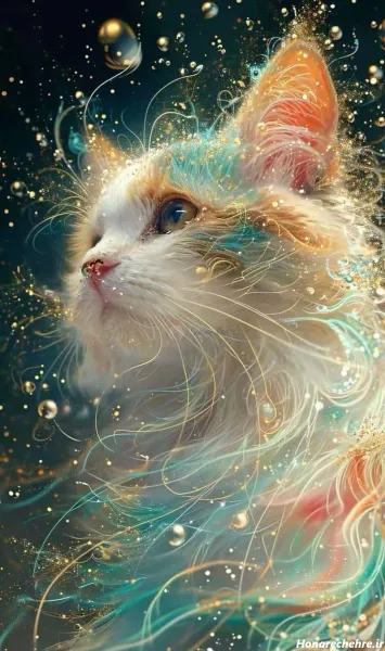  پس زمینه گربه کیوت