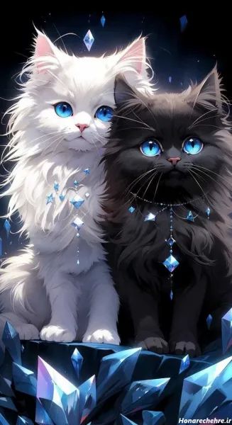  پس زمینه گربه کیوت