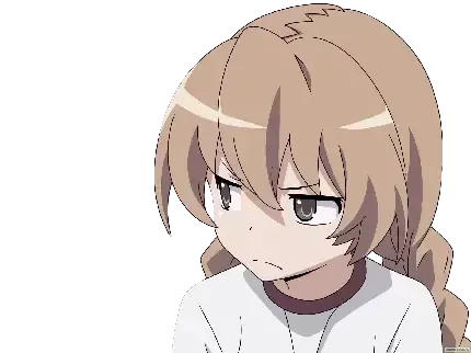  عکس دختر انیمه ای کیوت با موهای بلند