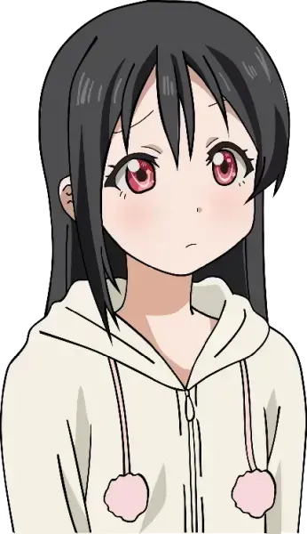  عکس دختر انیمه ای کیوت با موهای بلند