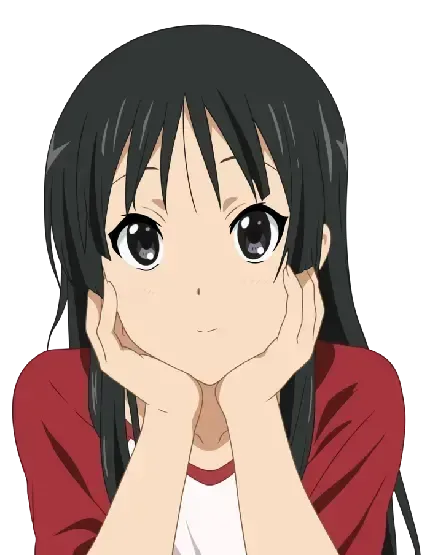  عکس دختر انیمه ای کیوت با موهای بلند