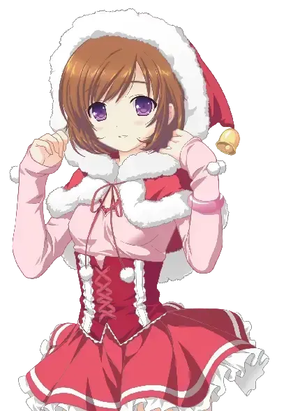  عکس دختر انیمه ای کیوت با موهای بلند