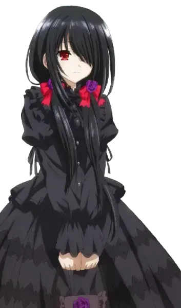  عکس دختر انیمه ای کیوت با موهای بلند