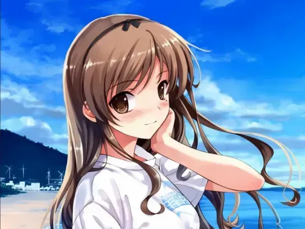  عکس دختر انیمه ای ژاپنی با لباس کیمونو