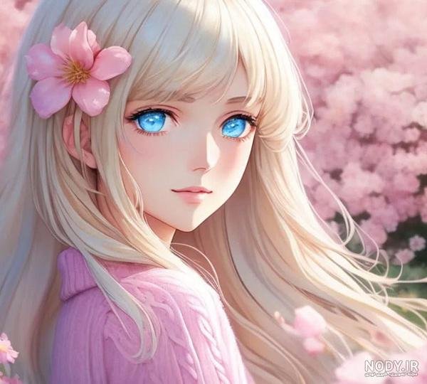  عکس دختر انیمه ای با لباس مدرسه