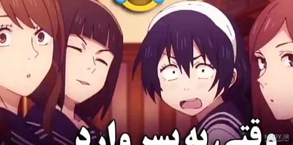  عکس دختر انیمه ای با لباس مدرسه