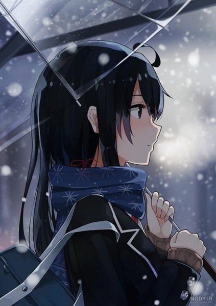  عکس دختر انیمه ای با لباس مدرسه