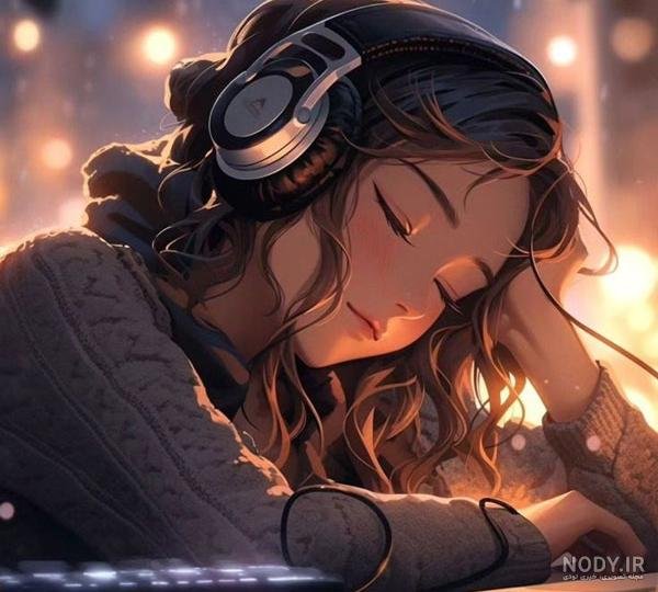  عکس دختر انیمه ای با لباس مدرسه