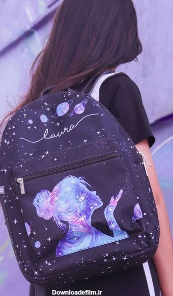  والپیپر دختر با کوله پشتی