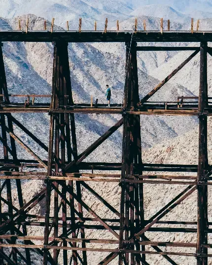  عکس ریل قطار طبیعی