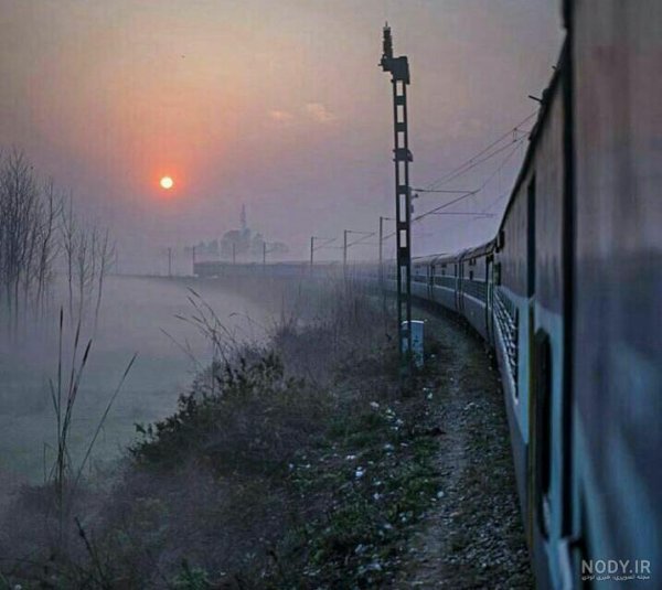  عکس ریل قطار غمگین