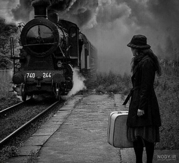  عکس ریل قطار غمگین