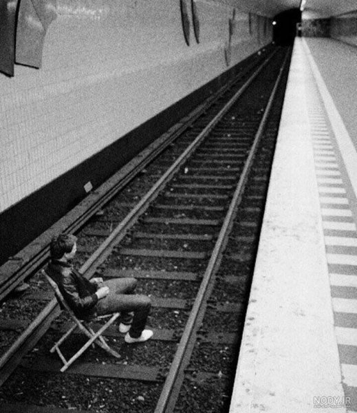  عکس ریل قطار غمگین