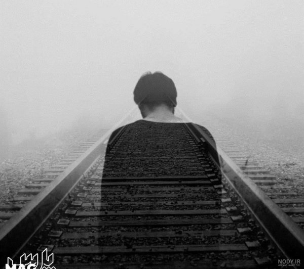  عکس ریل قطار غمگین