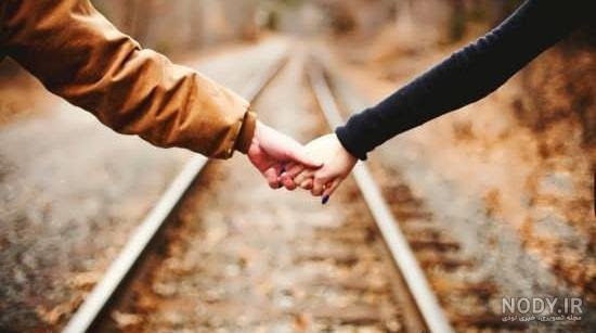  عکس ریل قطار عاشقانه