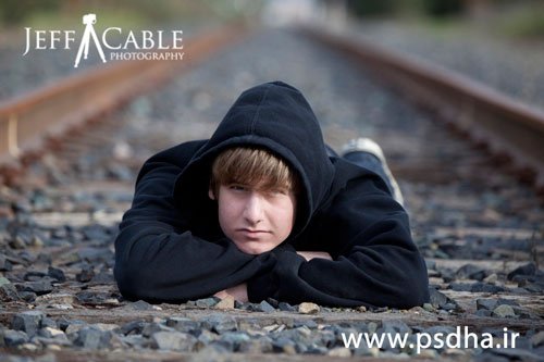  عکس با ریل قطار مردانه