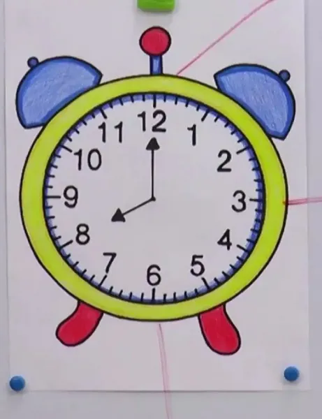  عکس ساعت کارتونی و نقاشی