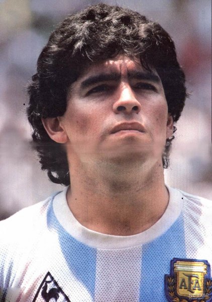 عکس مارادونا در جوانی