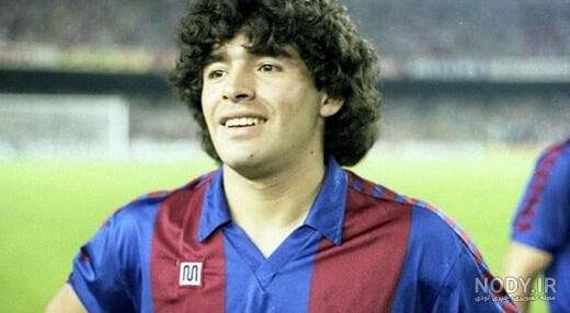 عکس مارادونا در جوانی