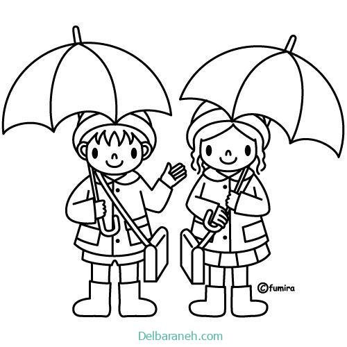  عکس چتر نقاشی