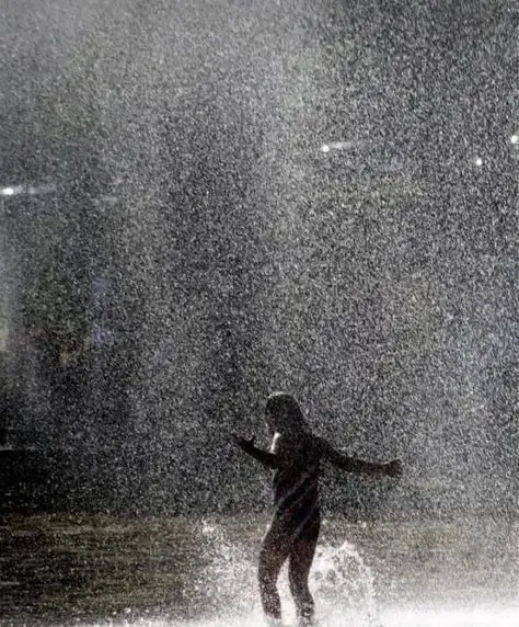 عکس باران واقعی