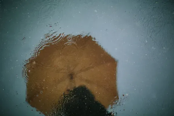  عکس چتر و رعد و برق و باران