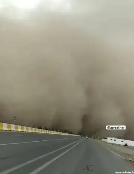  عکس طوفان ترسناک