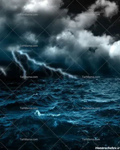  عکس طوفان ترسناک