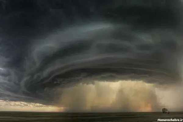  عکس طوفان ترسناک