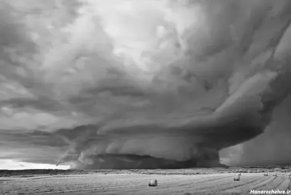  عکس طوفان ترسناک