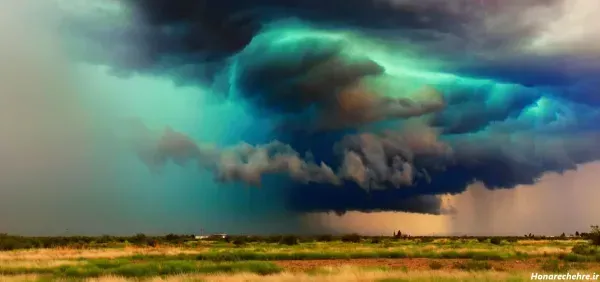  عکس طوفان ترسناک