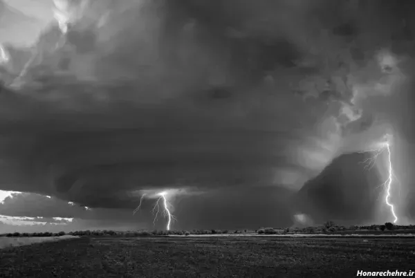  عکس طوفان ترسناک