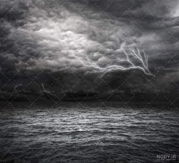  عکس طوفان دریا