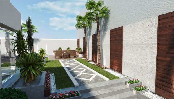  عکس باغچه شیک و لاکچری