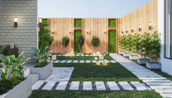  عکس باغچه شیک و لاکچری