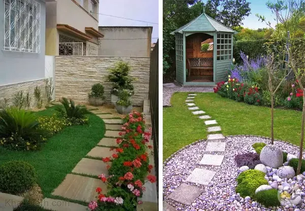  عکس باغچه شیک و لاکچری