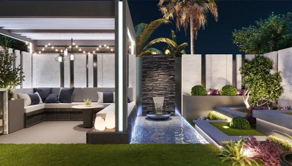  عکس باغچه شیک و لاکچری