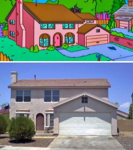  عکس خانه کارتونی