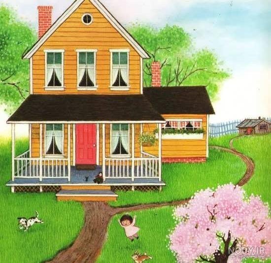  عکس خانه کارتونی
