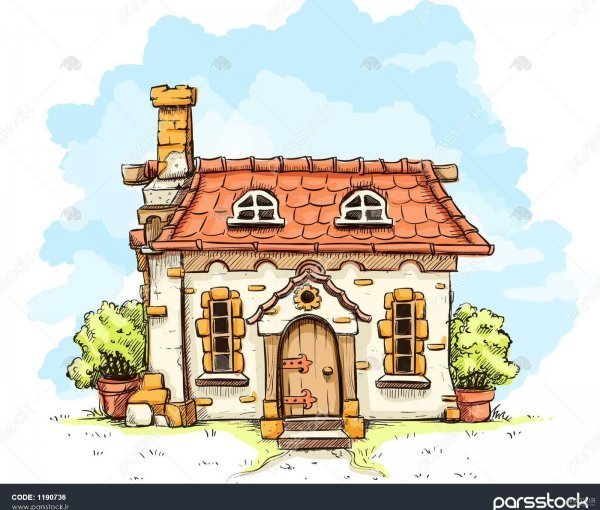  عکس خانه کارتونی