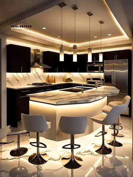  عکس آشپزخانه مدرن و لاکچری