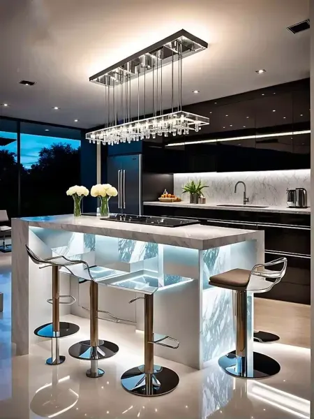  عکس آشپزخانه مدرن و لاکچری