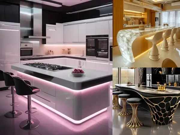  عکس آشپزخانه مدرن و لاکچری